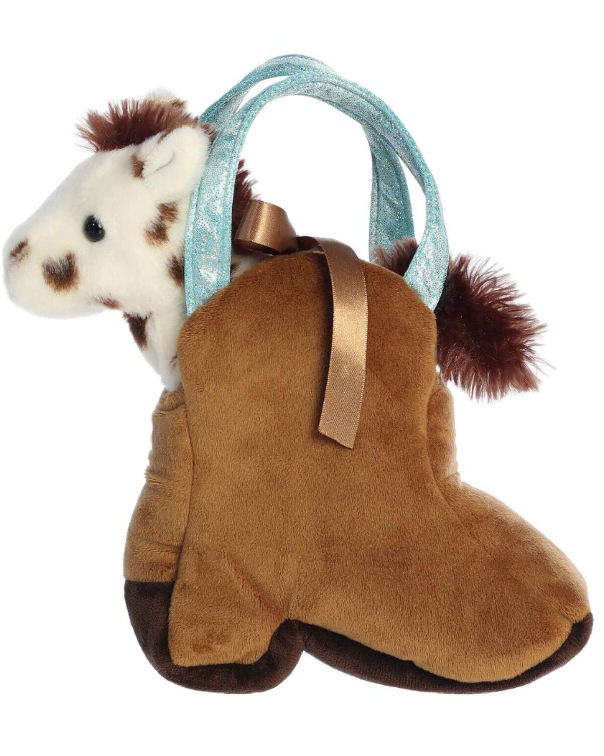 Image #3 - Aurora 7.75" GiddyUp Boot™ Fancy Pals™ Plus Toy, Brown, hi-res