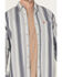 Image #3 - Ariat Men's FR Sunset Striped Print Long Sleeve Button-Down Work Shirt, Navy, hi-res