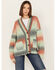 Image #1 - Wrangler Retro Women's Striped Long Sleeve Cardigan , Multi, hi-res