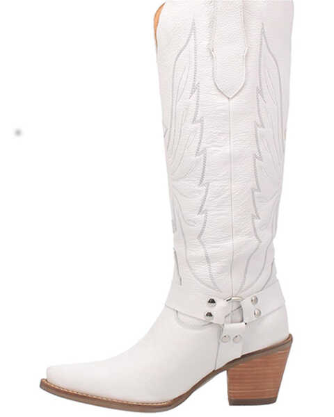 Image #3 - Dingo Women's Heavens to Betsy Western Boots - Pointed Toe, White, hi-res