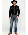 Image #6 - Scully Men's Embroidered Long Sleeve Snap Western Shirt , Black, hi-res