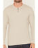 Image #3 - Dakota Grizzly Men's Jesse Long Sleeve 1/4 Button-Down Henley Shirt, Sand, hi-res