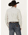 Image #4 - Cody James Men's Gunsmoke Striped Print Long Sleeve Button-Down Stretch Western Shirt, Ivory, hi-res