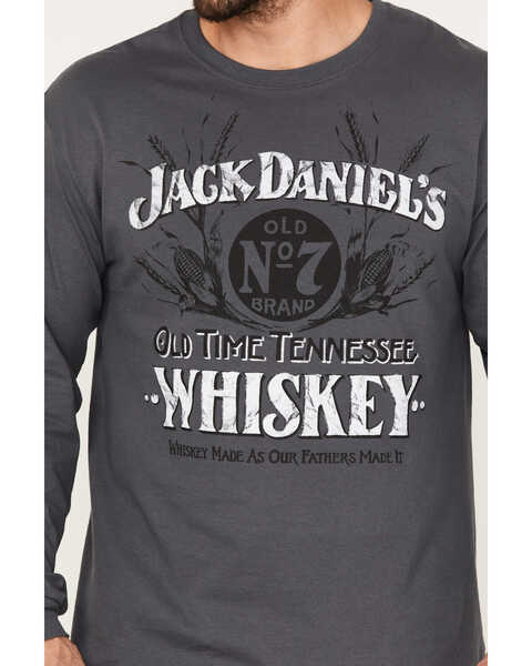 Jack Daniel's Men's Old Time Whiskey T-Shirt , Grey, hi-res