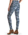 Image #3 - Tractr Women's High Rise Camo Skinny Jeans , Indigo, hi-res