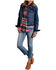 Image #1 - Stetson Women's Stretch Denim Welt Pocket Button-Front Jacket, , hi-res