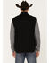 Image #4 - Cowboy Hardware Men's Logo Canvas Solid Workwear Vest, Black, hi-res