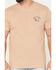 Image #4 - Brixton Men's Boot Barn Exclusive Vulture Culture Short Sleeve Graphic T-Shirt, Sand, hi-res