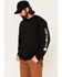 Image #1 - Carhartt Men's Loose Fit Heavyweight Long Sleeve Logo Graphic Work T-Shirt, Black, hi-res