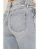 Image #4 - Daze Women's Medium Wash High Rise Straight Jeans, Blue, hi-res