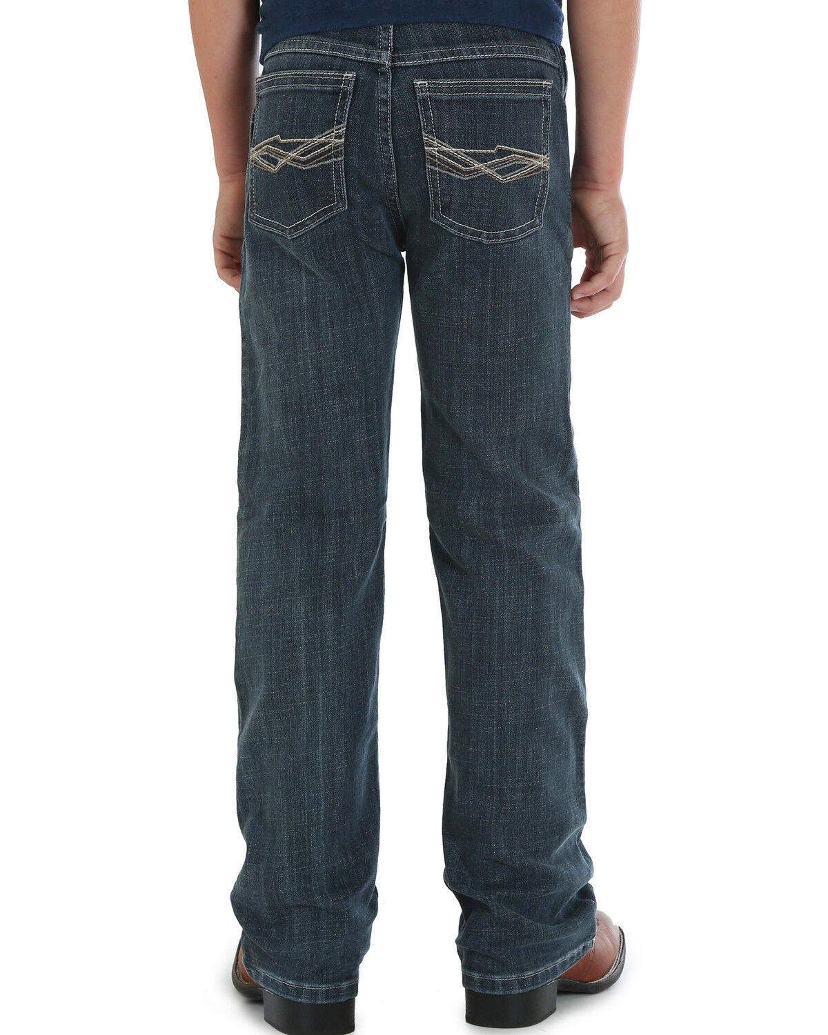 Image #1 - Wrangler 20X Boys' (8-16) No. 42 Vintage Bootcut Jeans, Blue, hi-res