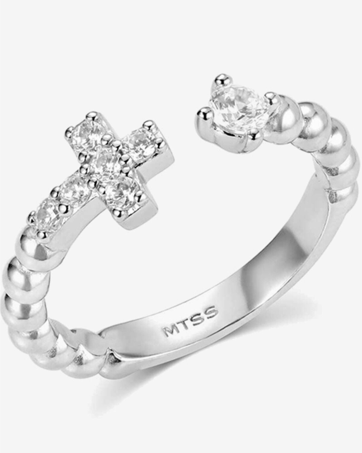 Montana Silversmiths Women's Path and Promise Ring, Silver, hi-res