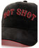 Image #2 - Shyanne Women's Hot Shot Embroidered Mesh-Back Ball Cap , Black, hi-res