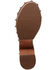 Image #7 - Dingo Women's Lotus Wooden Sandals, Black, hi-res