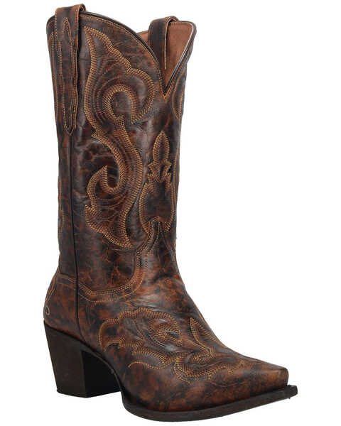 Image #1 - Dan Post Women's Marcella Western Boots - Snip Toe, , hi-res