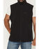 Image #3 - RANK 45&reg; Men's Ralington Softshell Vest - Big, Black, hi-res
