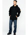 Image #6 - Hawx Men's Logo Sleeve Hooded Work Sweatshirt - Tall, Black, hi-res