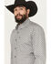 Image #2 - Cinch Men's Modern Fit Geo Print Long Sleeve Button-Down Western Shirt, Grey, hi-res