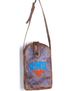 Gameday Boots Southern Methodist University Crossbody Bag, Brass, hi-res