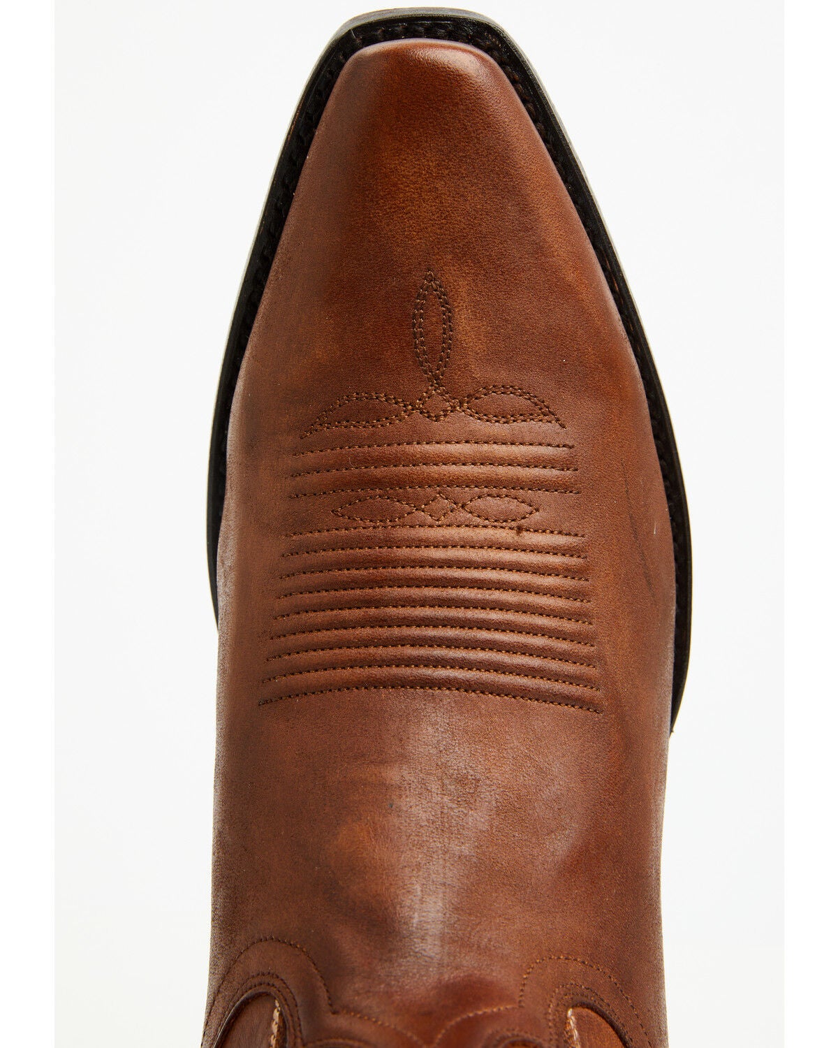 Image #6 - Dan Post Men's Gallup Western Boots - Snip Toe, Brown, hi-res