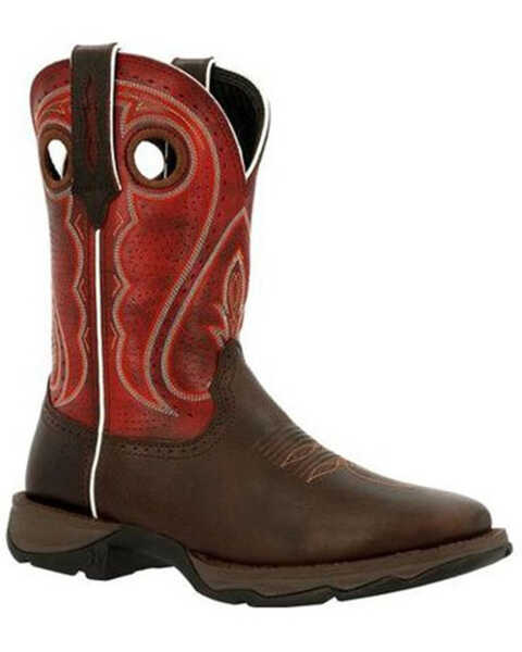 Durango Women's Lady Rebel Western Boots - Square Toe, Chestnut, hi-res