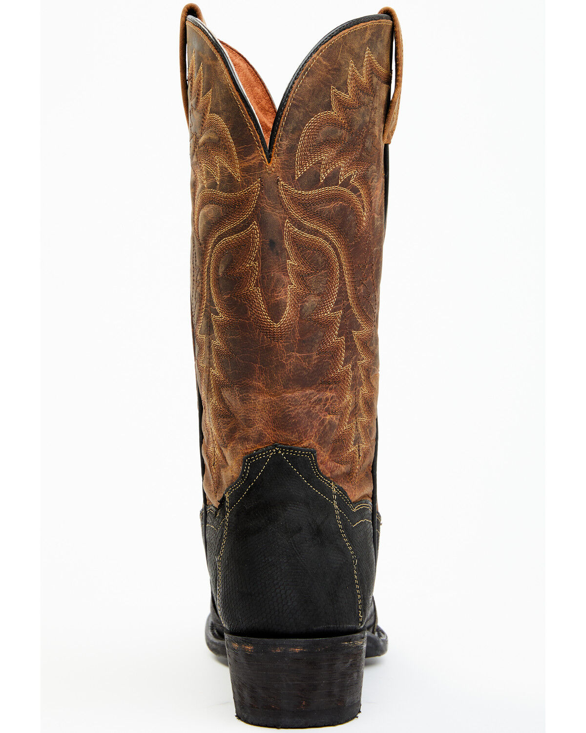 Image #5 - Dan Post Men's Winston Exotic Teju Lizard Western Boots - Round Toe, Black, hi-res