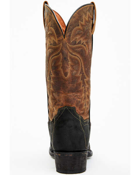 Image #5 - Dan Post Men's Winston Exotic Teju Lizard Western Boots - Medium Toe, Black, hi-res