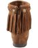 Minnetonka Women's Back Zipper Ankle Moccasins - Moc Toe, Dusty Brn, hi-res