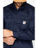 Carhartt Men's Flame Resistant Dry Twill Work Shirt - Big & Tall, Navy, hi-res