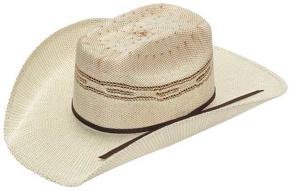 Image #1 - Twister Kids' Straw Cowboy Hat, Tan, hi-res