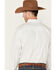 Image #4 - Cody James Core Men's Old Soul Mini Geo Print Long Sleeve Button-Down Western Shirt, White, hi-res