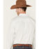 Image #4 - Cody James Core Men's Old Soul Mini Geo Print Long Sleeve Button-Down Western Shirt , White, hi-res
