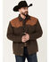 Image #1 - Cinch Men's Color Block Canvas Jacket, Brown, hi-res