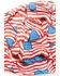Image #2 - Hawx American Flag Print Welding Work Cap, Blue, hi-res