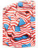 Image #2 - Hawx American Flag Print Welding Work Cap , Blue, hi-res