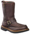 Image #1 - Georgia Boot Men's Side-Zip Waterproof Wellington Work Boots - Round Toe, Copper, hi-res
