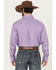 Image #4 - George Strait by Wrangler Men's Solid Long Sleeve Button-Down Stretch Western Shirt, Purple, hi-res