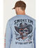 Image #4 - Cody James Men's FR Smoke Em Long Sleeve Graphic Work T-Shirt, Light Blue, hi-res