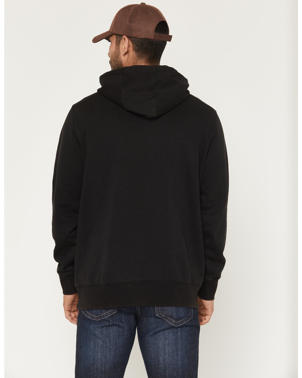 Image #4 - Moonshine Spirit&reg; Men's Whiskey Barrel Logo Hooded Sweatshirt, Charcoal, hi-res