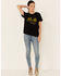 Image #2 - Cut & Paste Women's Not All Those Who Wander Are Lost Graphic Short Sleeve Tee, Black, hi-res