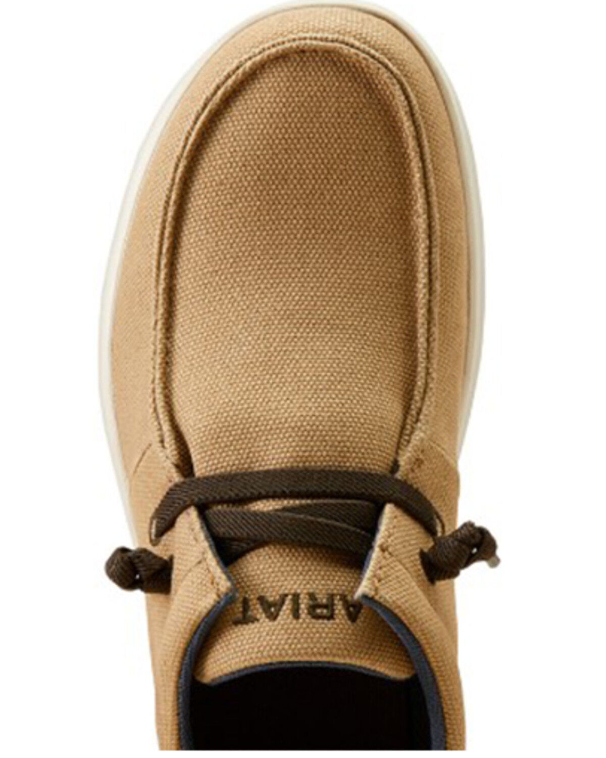 Image #4 - Ariat Men's Hilo Stretch Lace Casual Shoes - Moc Toe, Brown, hi-res