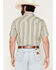 Image #4 - Rock & Roll Denim Men's Striped Short Sleeve Snap Stretch Western Shirt, Teal, hi-res