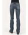 Stetson Women's 818 Medium Hollywood Deco Bootcut Jeans, Blue, hi-res