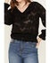 Image #2 - Shyanne Women's Flamenco Ruffle Top, Black, hi-res