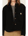 Image #3 - Carhartt Women's Rugged Flex® Loose Fit Heavyweight Duck Long Sleeve Button-Down Work Shirt, Black, hi-res