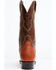 Image #5 - El Dorado Men's Exotic Full-Quill Ostrich Skin Western Boots - Medium Toe, Cognac, hi-res