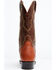 Image #5 - El Dorado Men's Exotic Full-Quill Ostrich Skin Western Boots - Round Toe, Cognac, hi-res