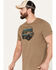 Image #2 - Brothers and Sons Men's Bronco Short Sleeve Graphic T-Shirt, Heather Green, hi-res