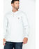 Carhartt Men's FR Solid Long Sleeve Work Henley Shirt - Big & Tall, Lt Grey, hi-res