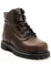 Image #1 - Hawx Women's 6" Lace-Up Work Boots - Steel Toe, Brown, hi-res